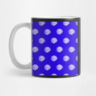 Clouds in periwinkle and cobalt blue Mug